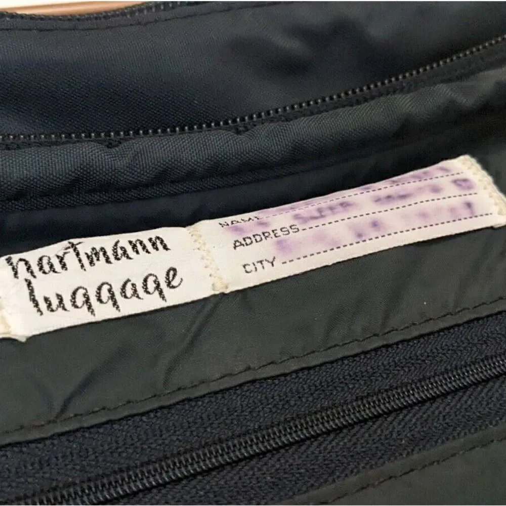 ‎Vintage Ballistic HARTMANN 3 Compartment Nylon Leather Carry-On Duffle Bag